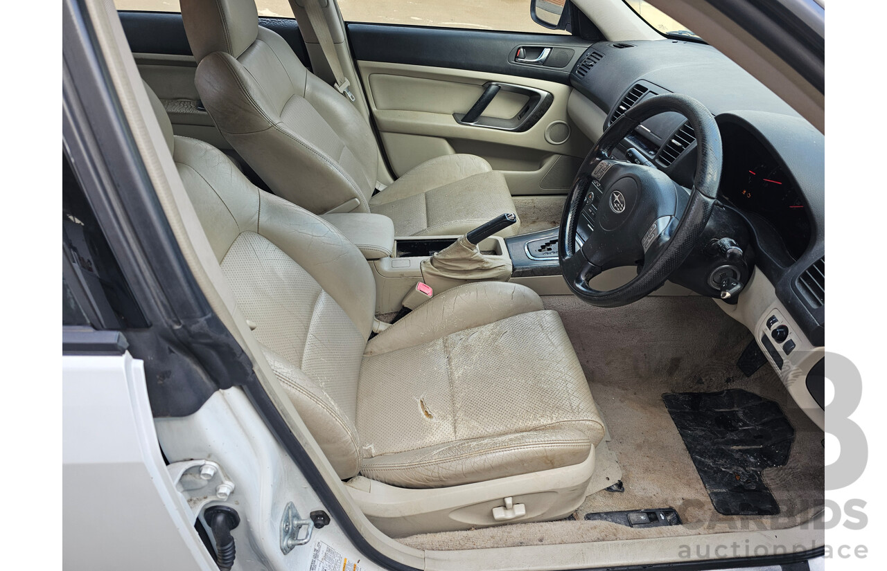 5/2005 Subaru Liberty 3.0R MY05 4d Sedan White 3.0L