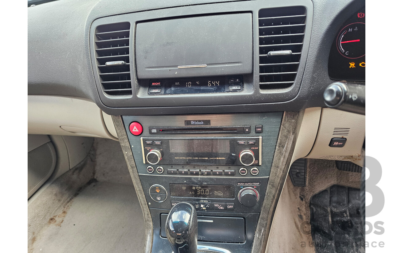 5/2005 Subaru Liberty 3.0R MY05 4d Sedan White 3.0L