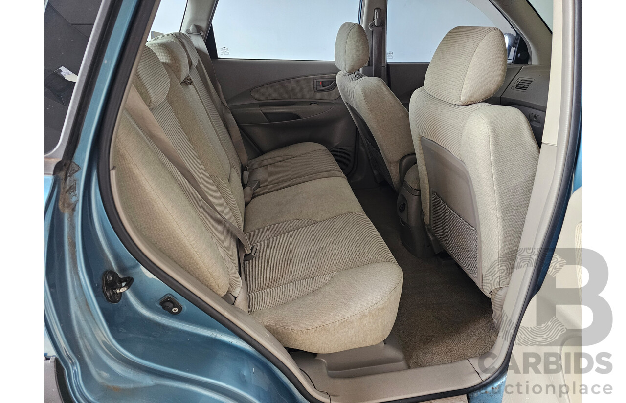 3/2005 Hyundai Tucson 4d Wagon Blue 2.7L
