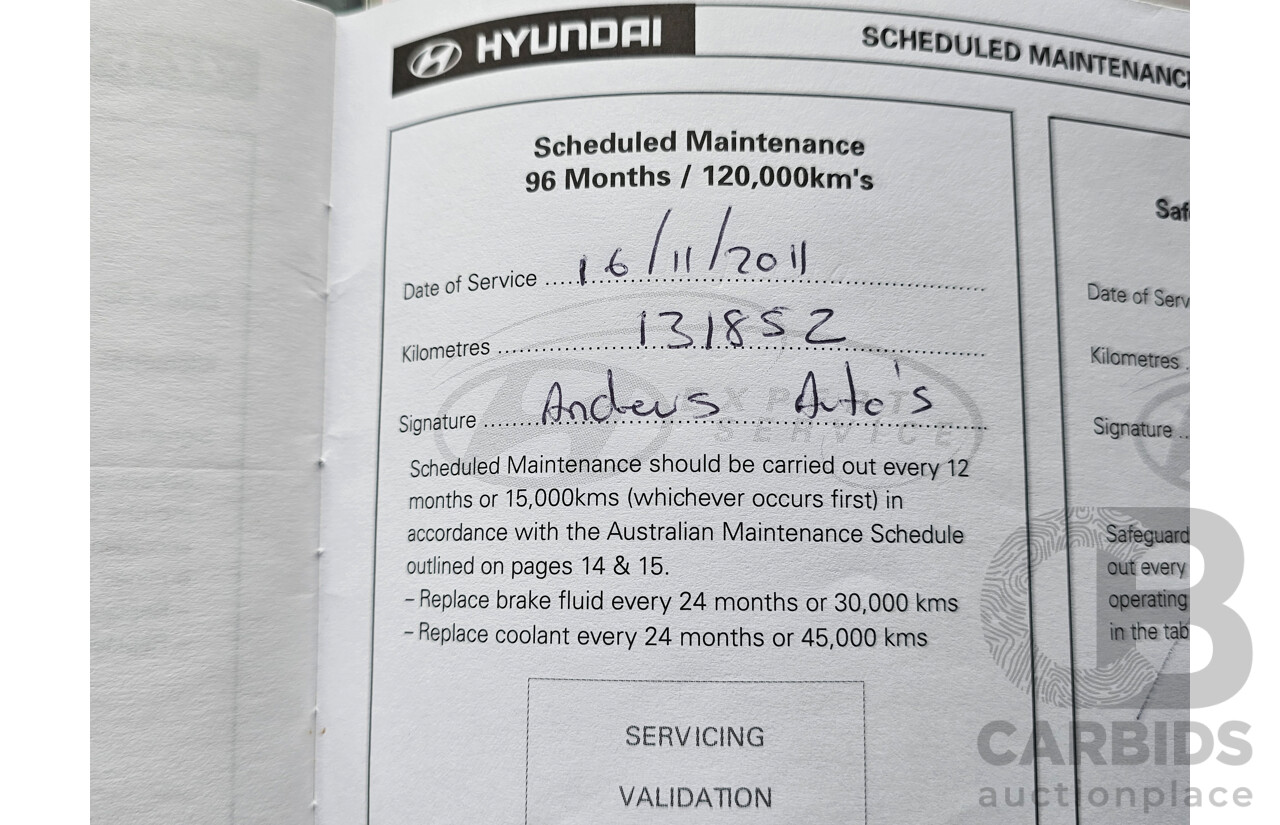 3/2005 Hyundai Tucson   4d Wagon Blue 2.7L