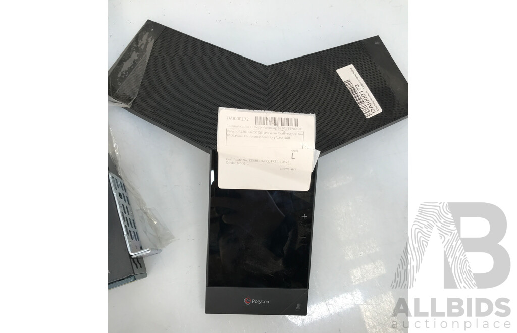 Assorted Cisco Switches, Polycom RealPresence 8500 Conference Phone, and Xirrus Wi-Fi Access Point - Lot of 5