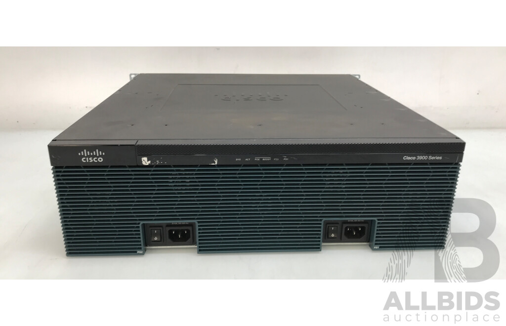 Cisco (3945) 3900 Series Integrated Services Router - Lot of 5