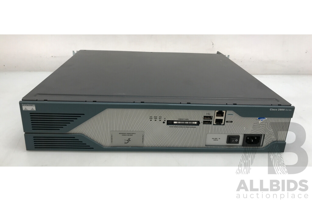 Cisco (2851) 2800 Series Integrated Services Router - Lot of 5