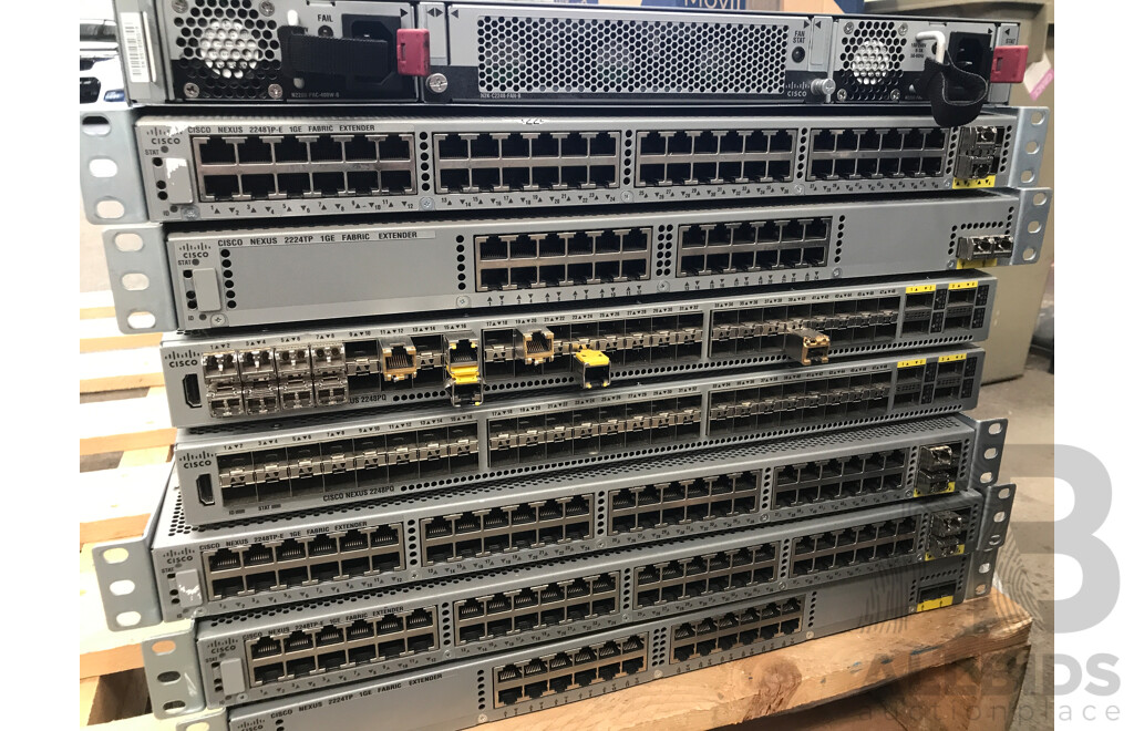 Cisco Assorted Fabric Extenders - Lot of 8