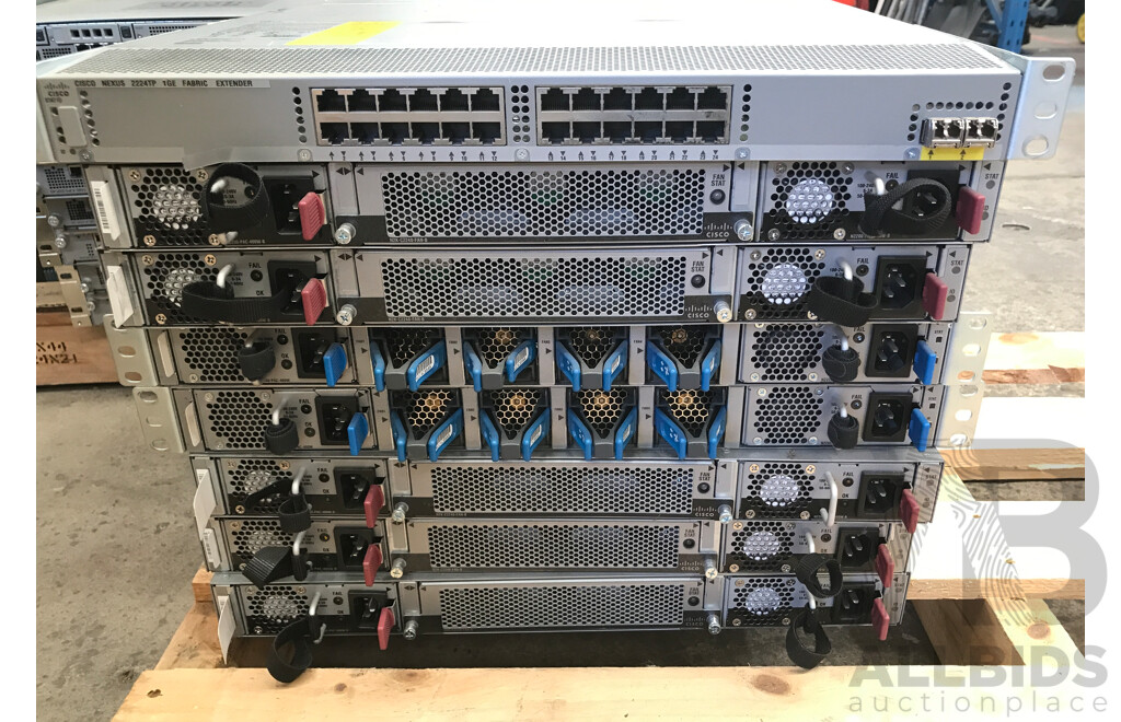 Cisco Assorted Fabric Extenders - Lot of 8