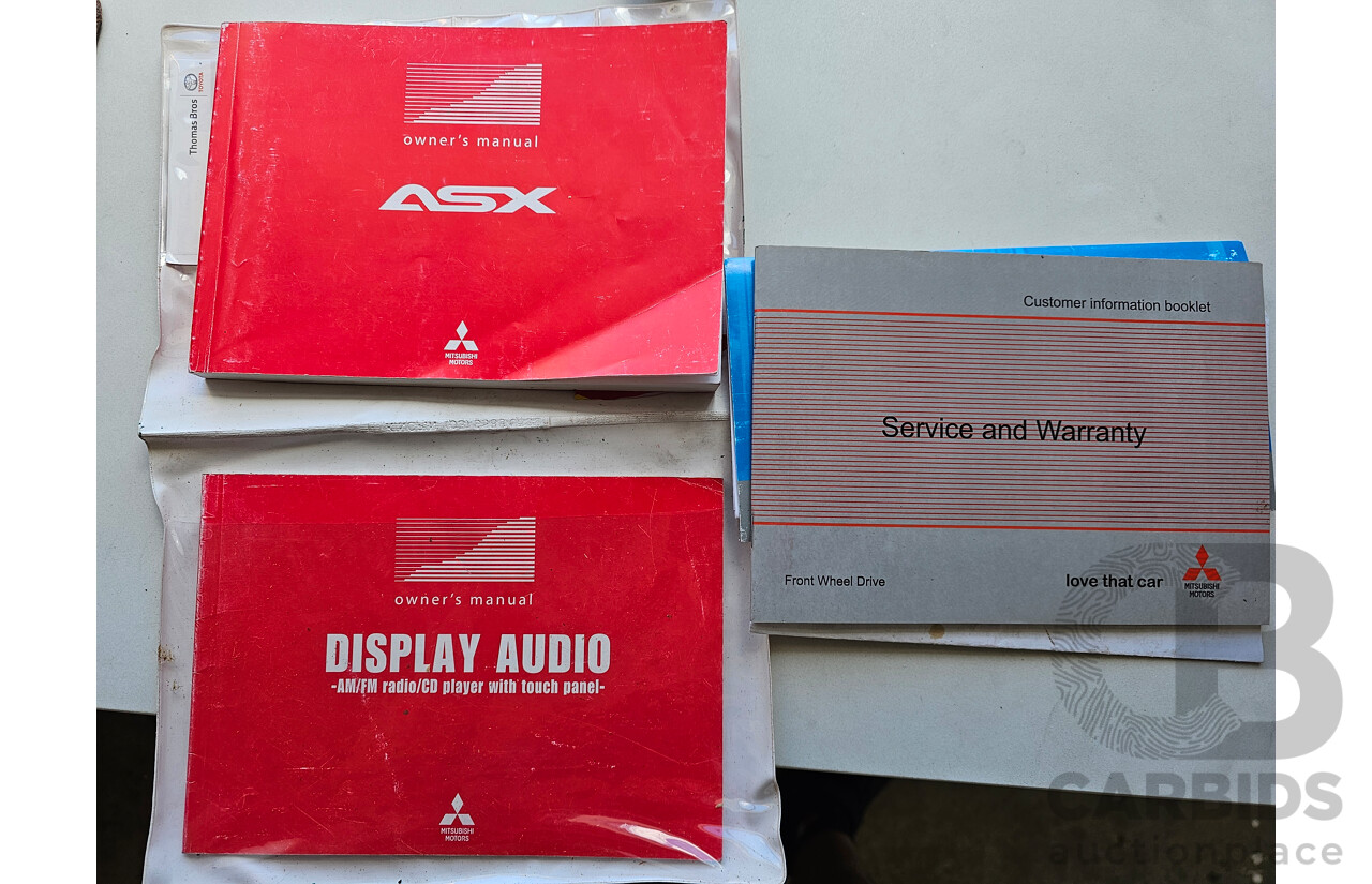 10/2013 Mitsubishi ASX (2wd) XB MY13 4d Wagon White 2.0L