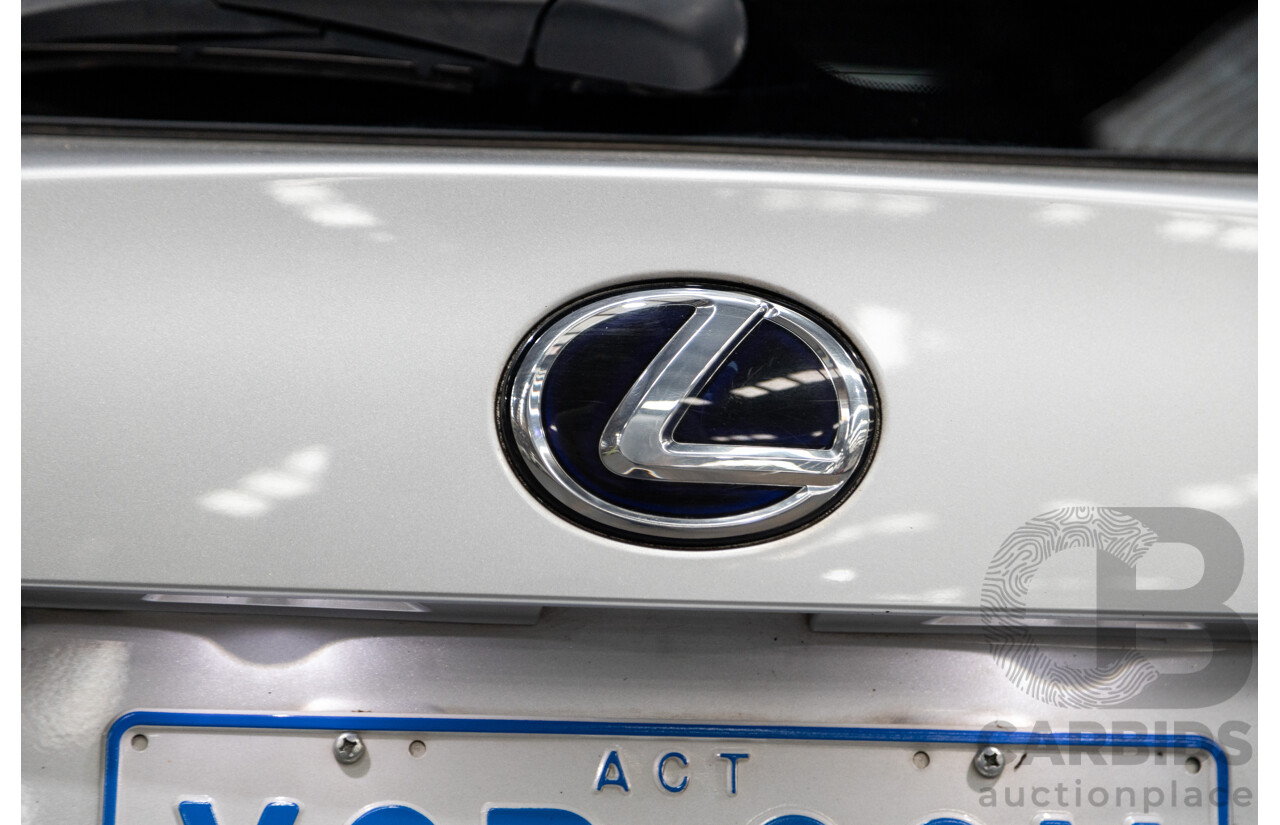 02/2015 Lexus CT 200H Hybrid Sports Luxury ZWA10R MY15 5D Hatchback Metallic Silver 1.8L