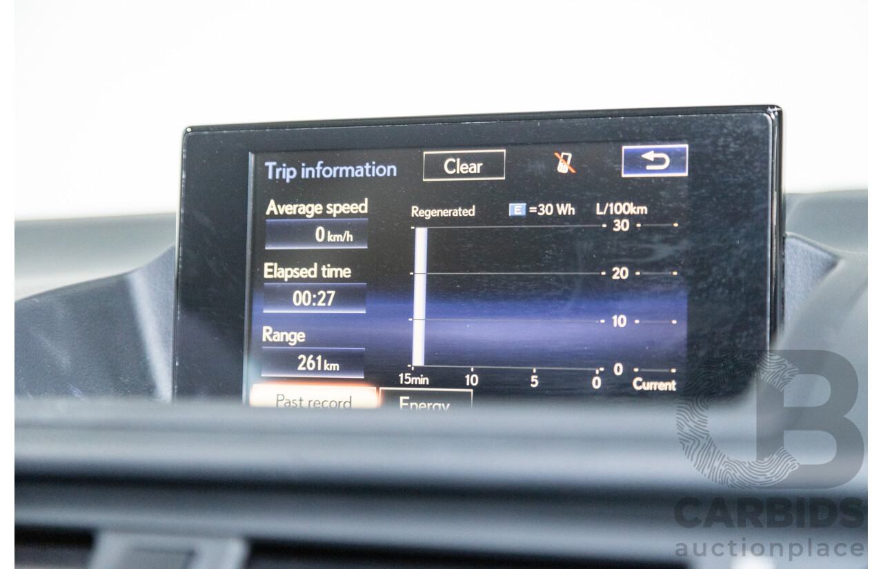 02/2015 Lexus CT 200H Hybrid Sports Luxury ZWA10R MY15 5D Hatchback Metallic Silver 1.8L