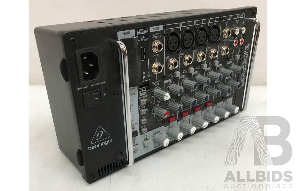 Behringer Europower (PMP500MP3) 8-Channel Powered Mixer