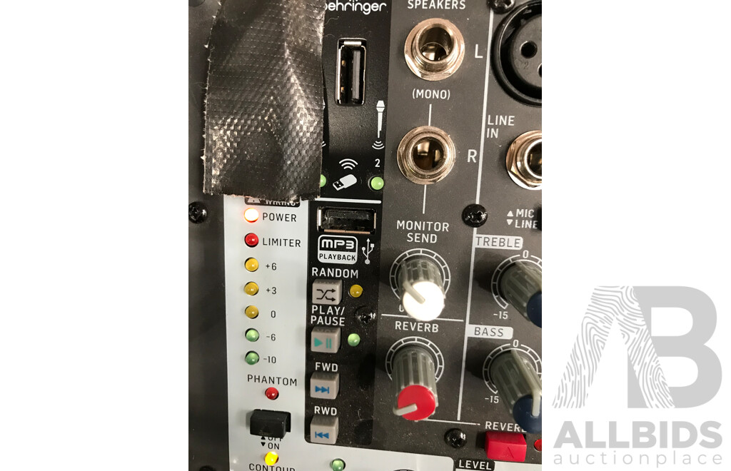 Behringer Europower (PMP500MP3) 8-Channel Powered Mixer