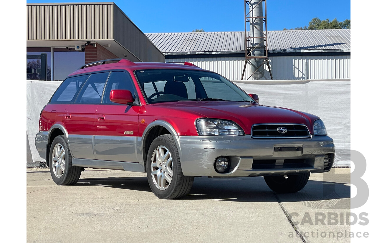 09/2001 Subaru Outback  AWD MY01 4D Wagon Red 2.5L