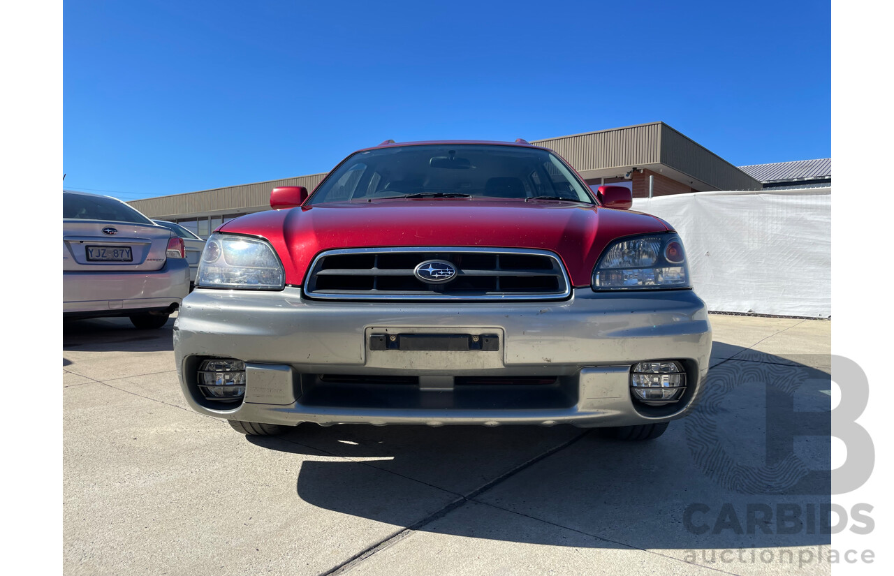 09/2001 Subaru Outback  AWD MY01 4D Wagon Red 2.5L