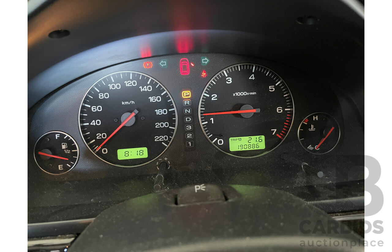 09/2001 Subaru Outback  AWD MY01 4D Wagon Red 2.5L