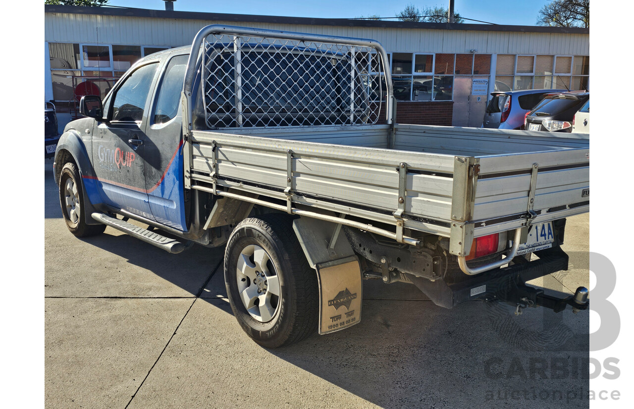 4/2009 Nissan Navara ST-X (4x4) D40 King C/Chas Grey 2.5L