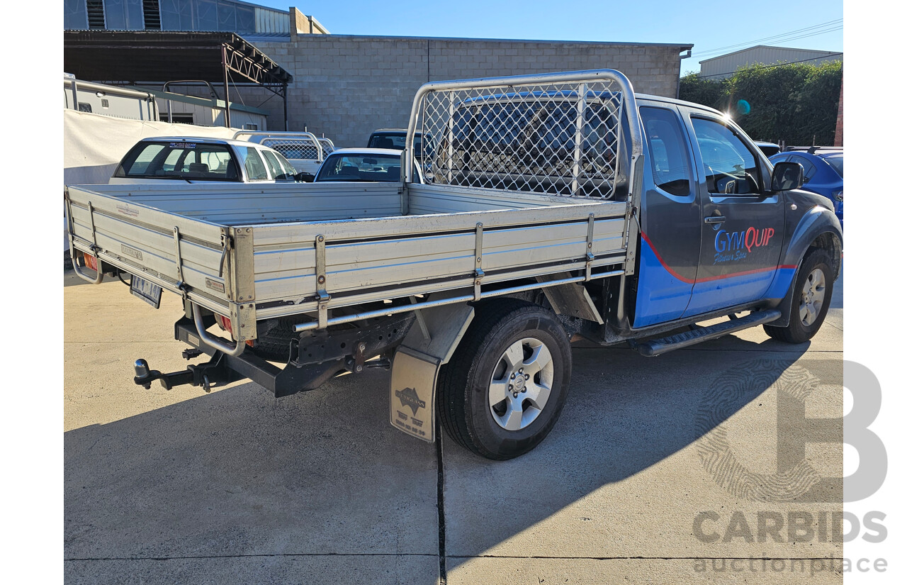 4/2009 Nissan Navara ST-X (4x4) D40 King C/Chas Grey 2.5L