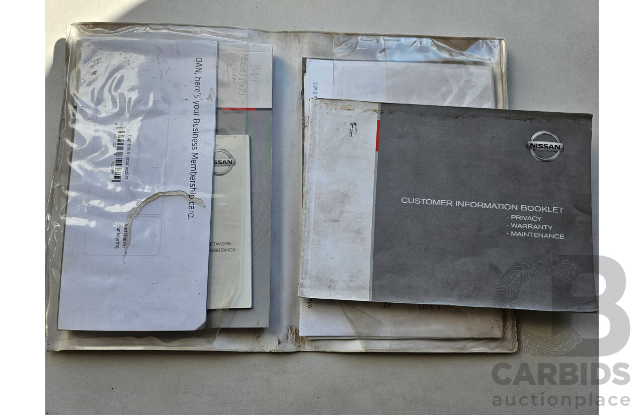 4/2009 Nissan Navara ST-X (4x4) D40 King C/Chas Grey 2.5L