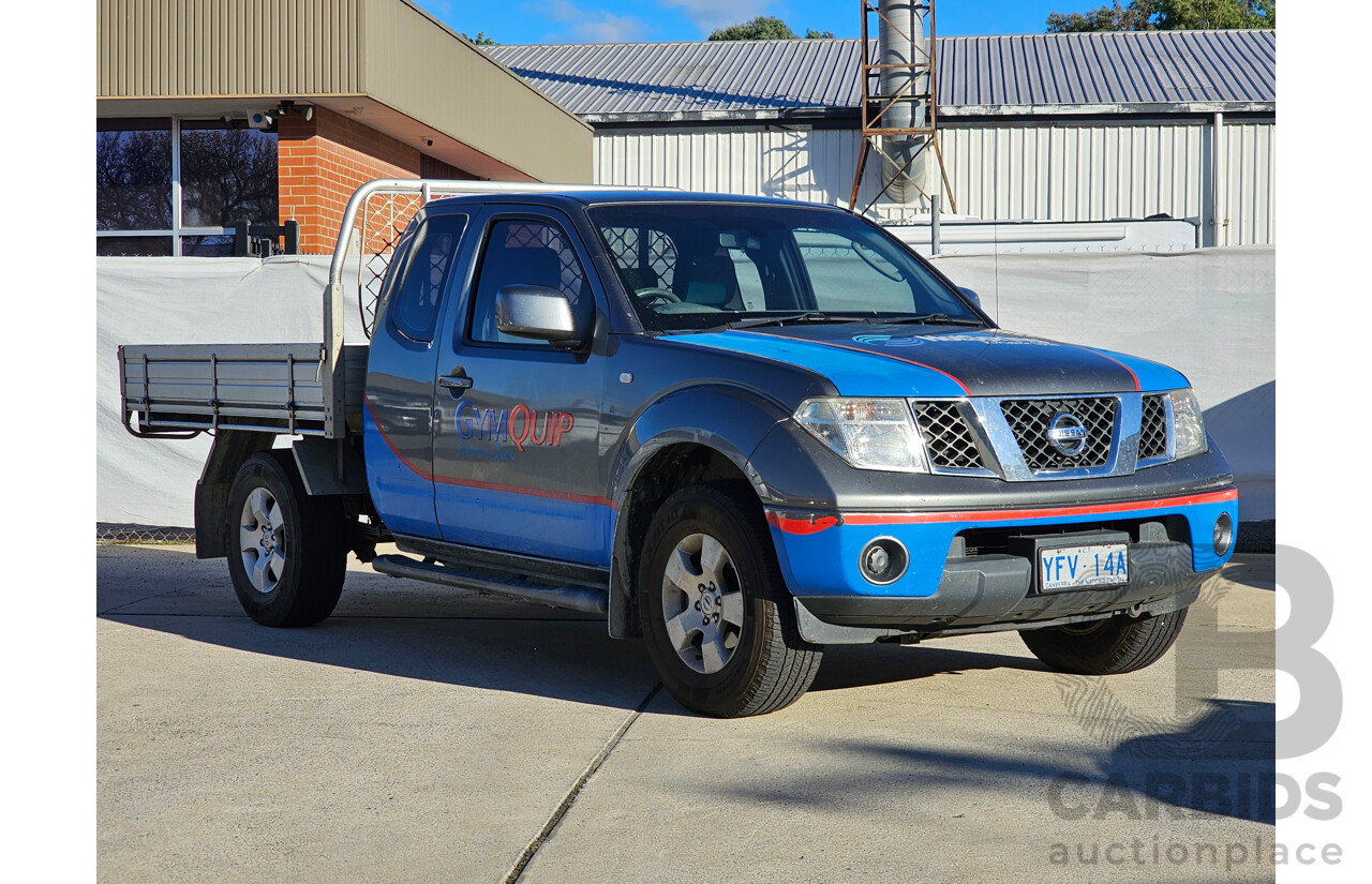 4/2009 Nissan Navara ST-X (4x4) D40 King C/Chas Grey 2.5L