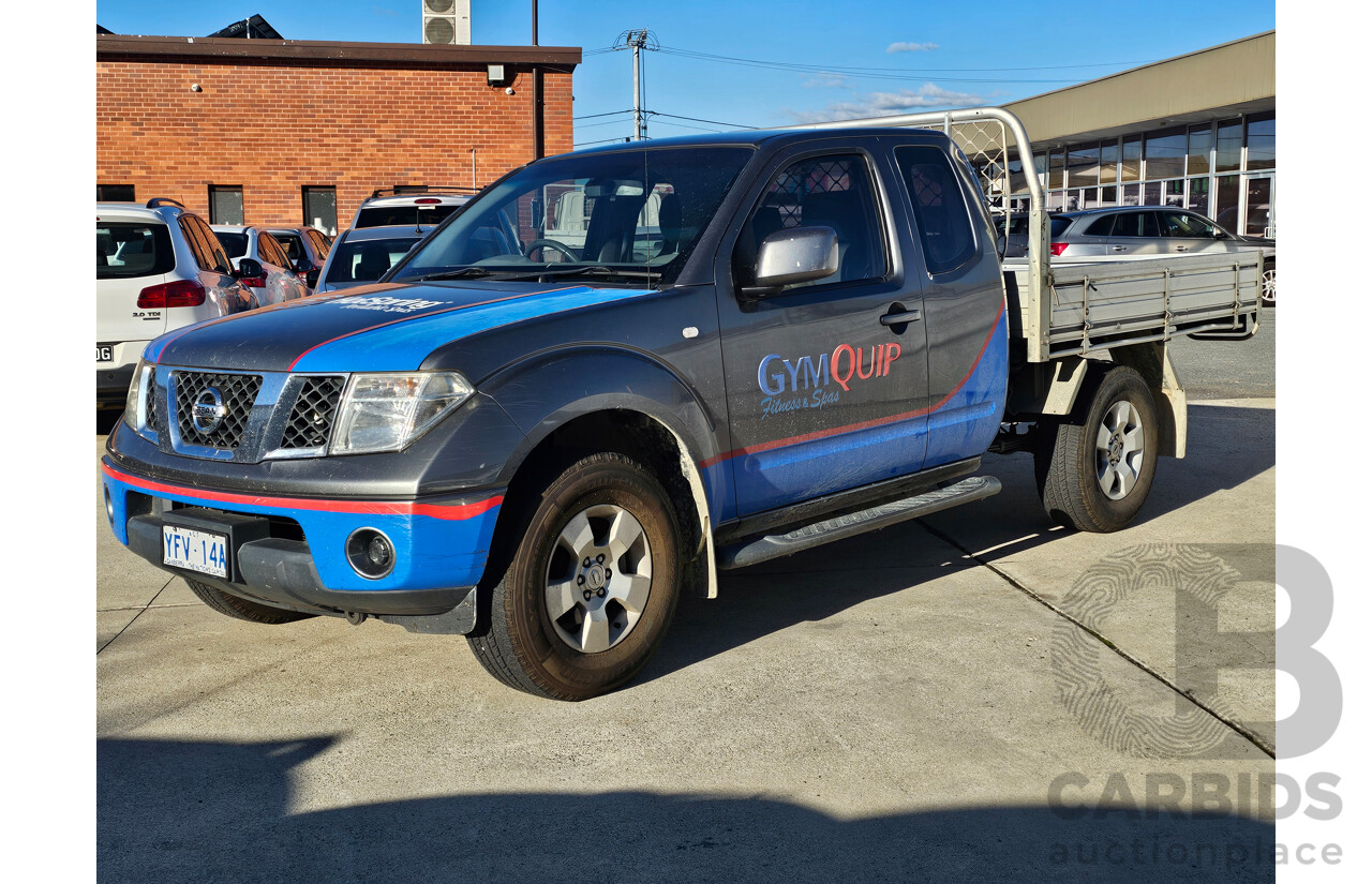 4/2009 Nissan Navara ST-X (4x4) D40 King C/Chas Grey 2.5L