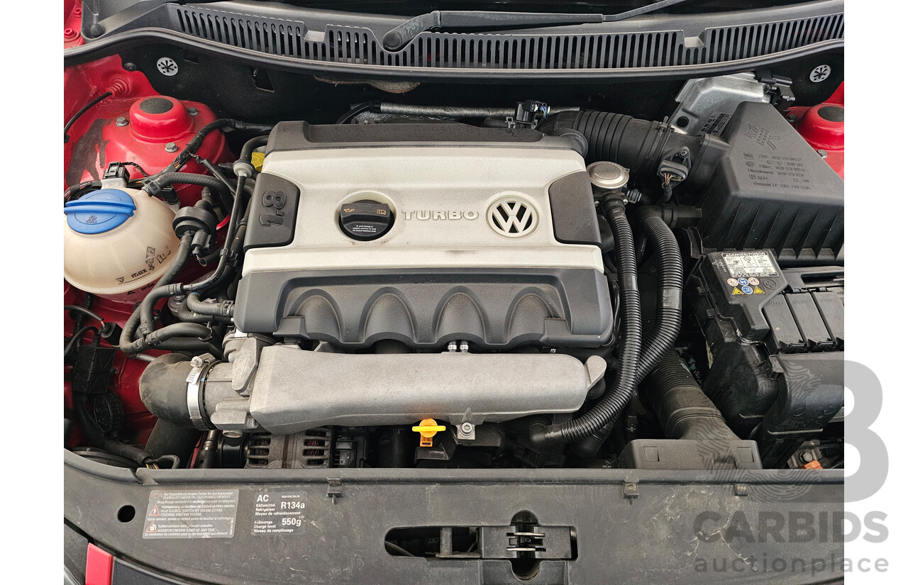 3/2007 Volkswagen Polo GTi 9N MY07 UPGRADE 3d Hatchback Red 1.8L