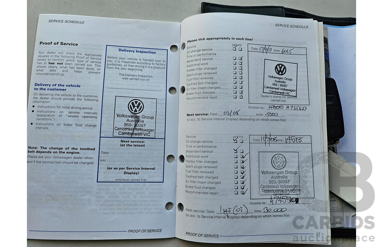 3/2007 Volkswagen Polo GTi 9N MY07 UPGRADE 3d Hatchback Red 1.8L