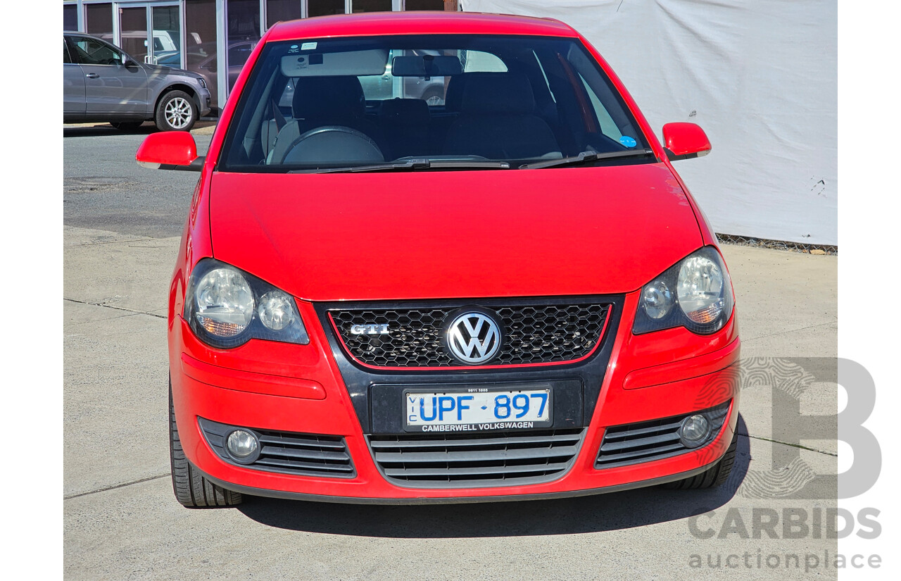 3/2007 Volkswagen Polo GTi 9N MY07 UPGRADE 3d Hatchback Red 1.8L