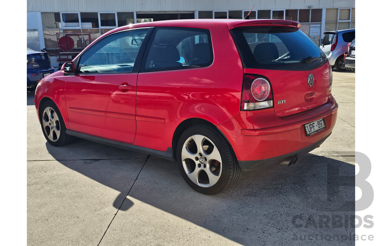 3/2007 Volkswagen Polo GTi 9N MY07 UPGRADE 3d Hatchback Red 1.8L