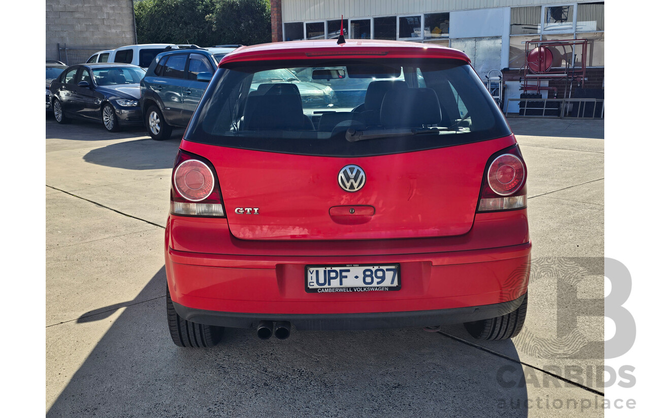 3/2007 Volkswagen Polo GTi 9N MY07 UPGRADE 3d Hatchback Red 1.8L