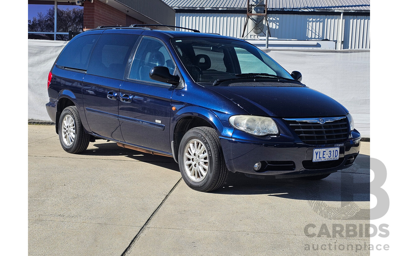 8/2007 Chrysler Grand Voyager Limited RG 05 UPGRADE 4d Wagon Blue 3.3L