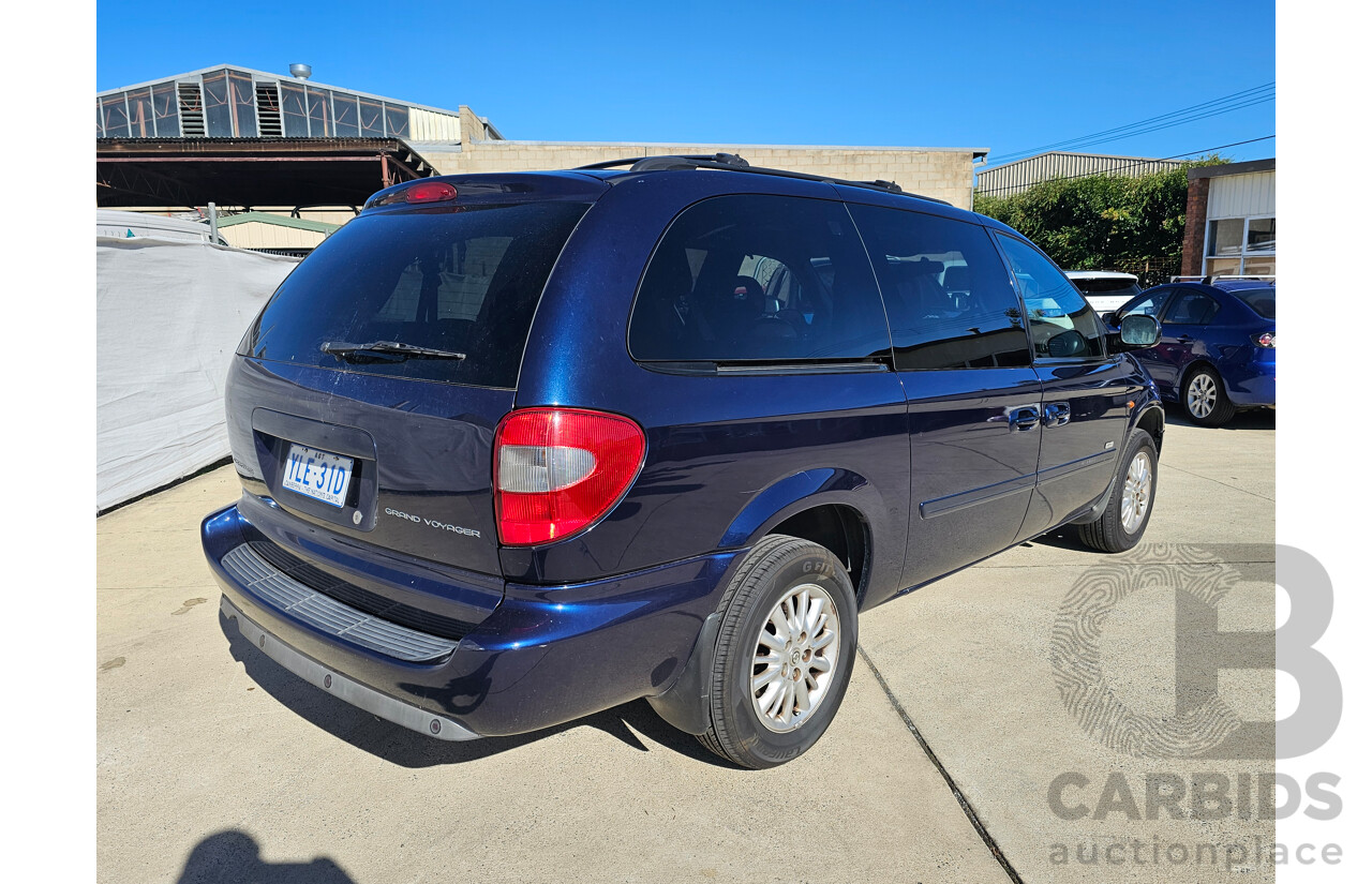 8/2007 Chrysler Grand Voyager Limited RG 05 UPGRADE 4d Wagon Blue 3.3L