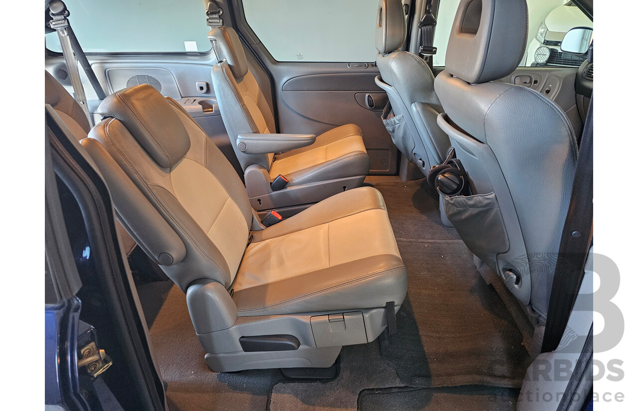 8/2007 Chrysler Grand Voyager Limited RG 05 UPGRADE 4d Wagon Blue 3.3L