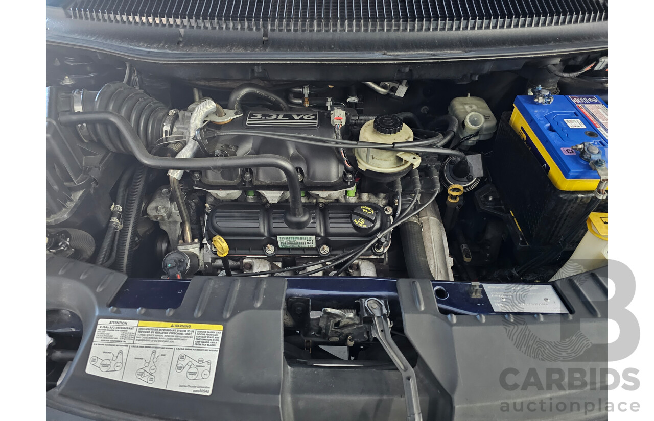 8/2007 Chrysler Grand Voyager Limited RG 05 UPGRADE 4d Wagon Blue 3.3L