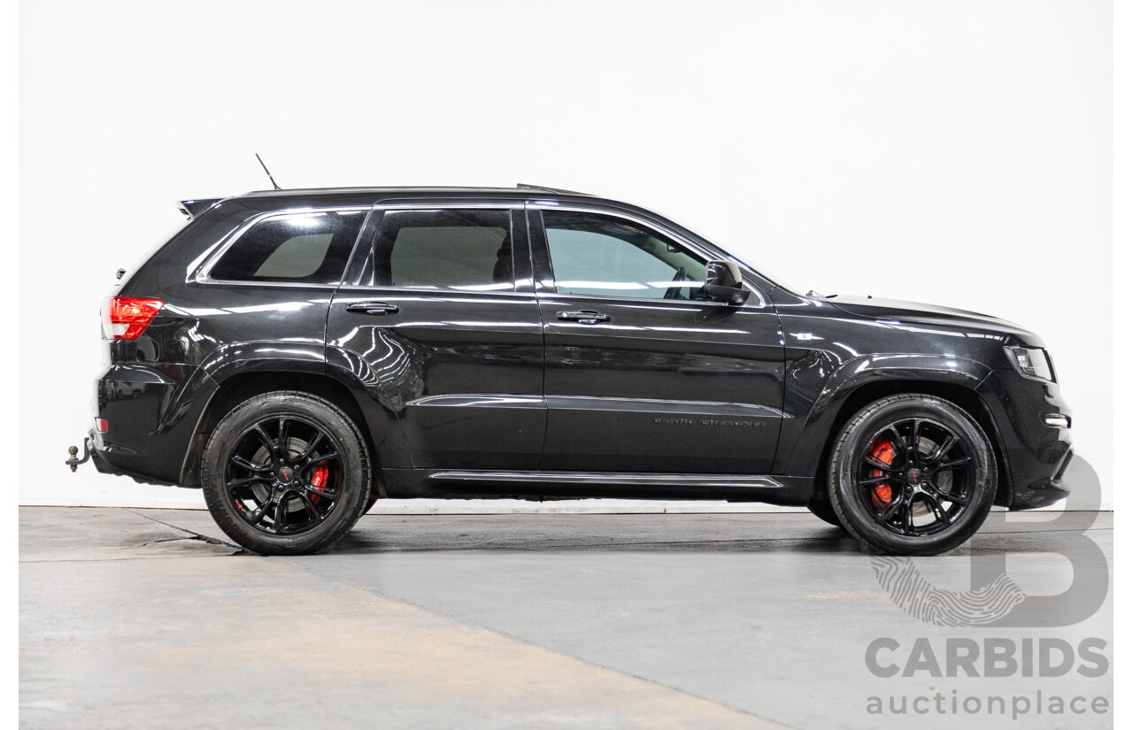 01/2013 Jeep Grand Cherokee SRT 8 Vapour Edition (AWD) WK MY13 4D Wagon Brilliant Black V8 6.4L