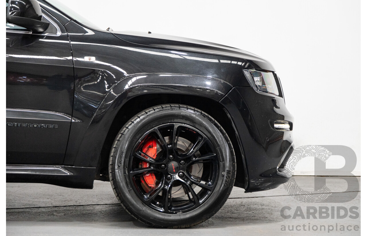 01/2013 Jeep Grand Cherokee SRT 8 Vapour Edition (AWD) WK MY13 4D Wagon Brilliant Black V8 6.4L