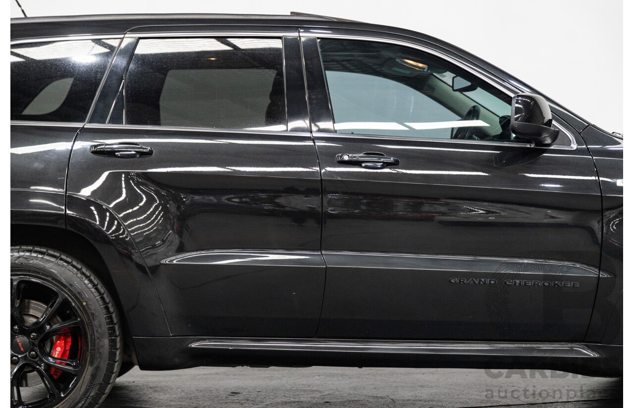 01/2013 Jeep Grand Cherokee SRT 8 Vapour Edition (AWD) WK MY13 4D Wagon Brilliant Black V8 6.4L