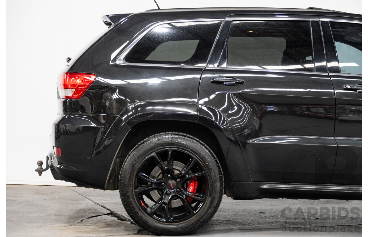 01/2013 Jeep Grand Cherokee SRT 8 Vapour Edition (AWD) WK MY13 4D Wagon Brilliant Black V8 6.4L