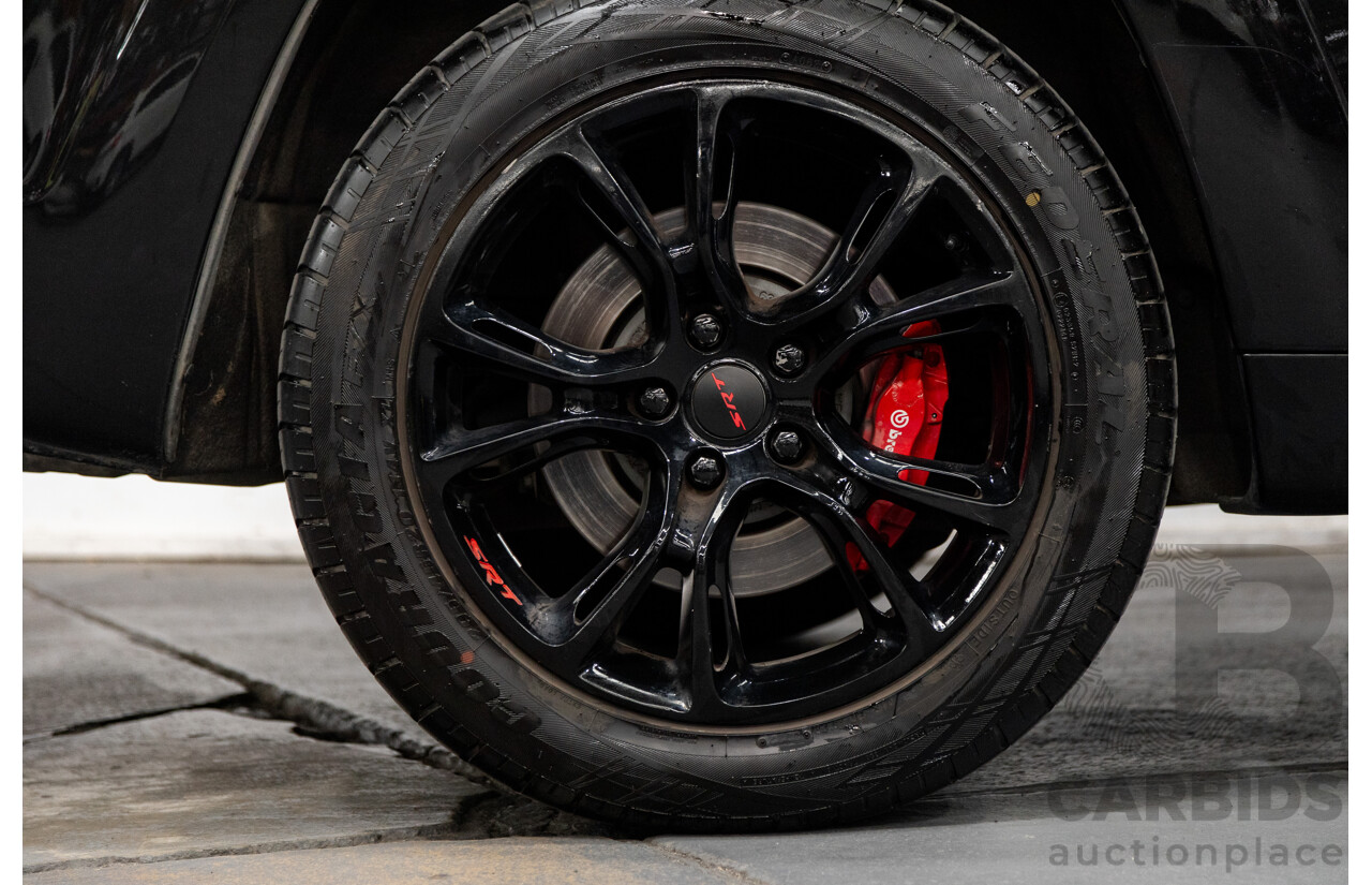01/2013 Jeep Grand Cherokee SRT 8 Vapour Edition (AWD) WK MY13 4D Wagon Brilliant Black V8 6.4L