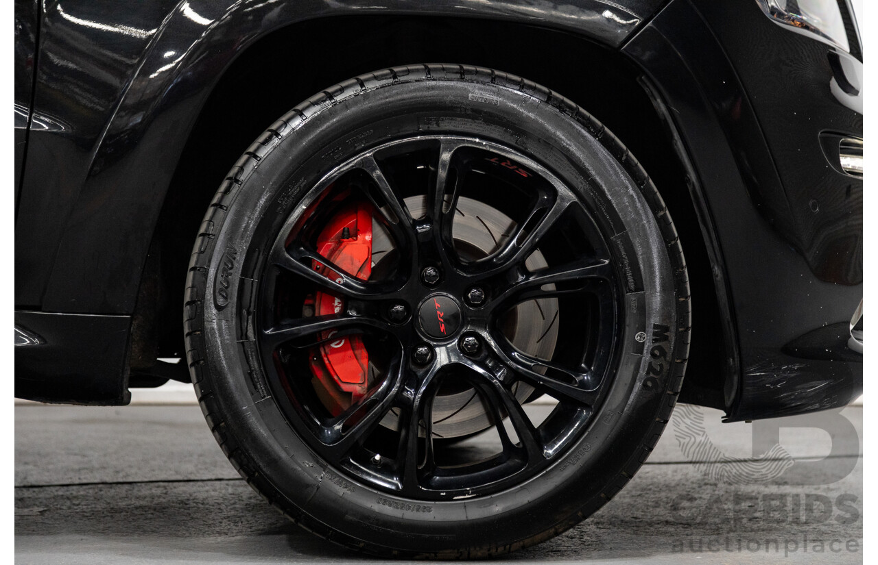01/2013 Jeep Grand Cherokee SRT 8 Vapour Edition (AWD) WK MY13 4D Wagon Brilliant Black V8 6.4L