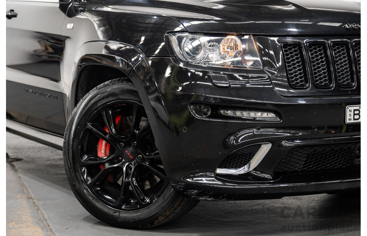 01/2013 Jeep Grand Cherokee SRT 8 Vapour Edition (AWD) WK MY13 4D Wagon Brilliant Black V8 6.4L
