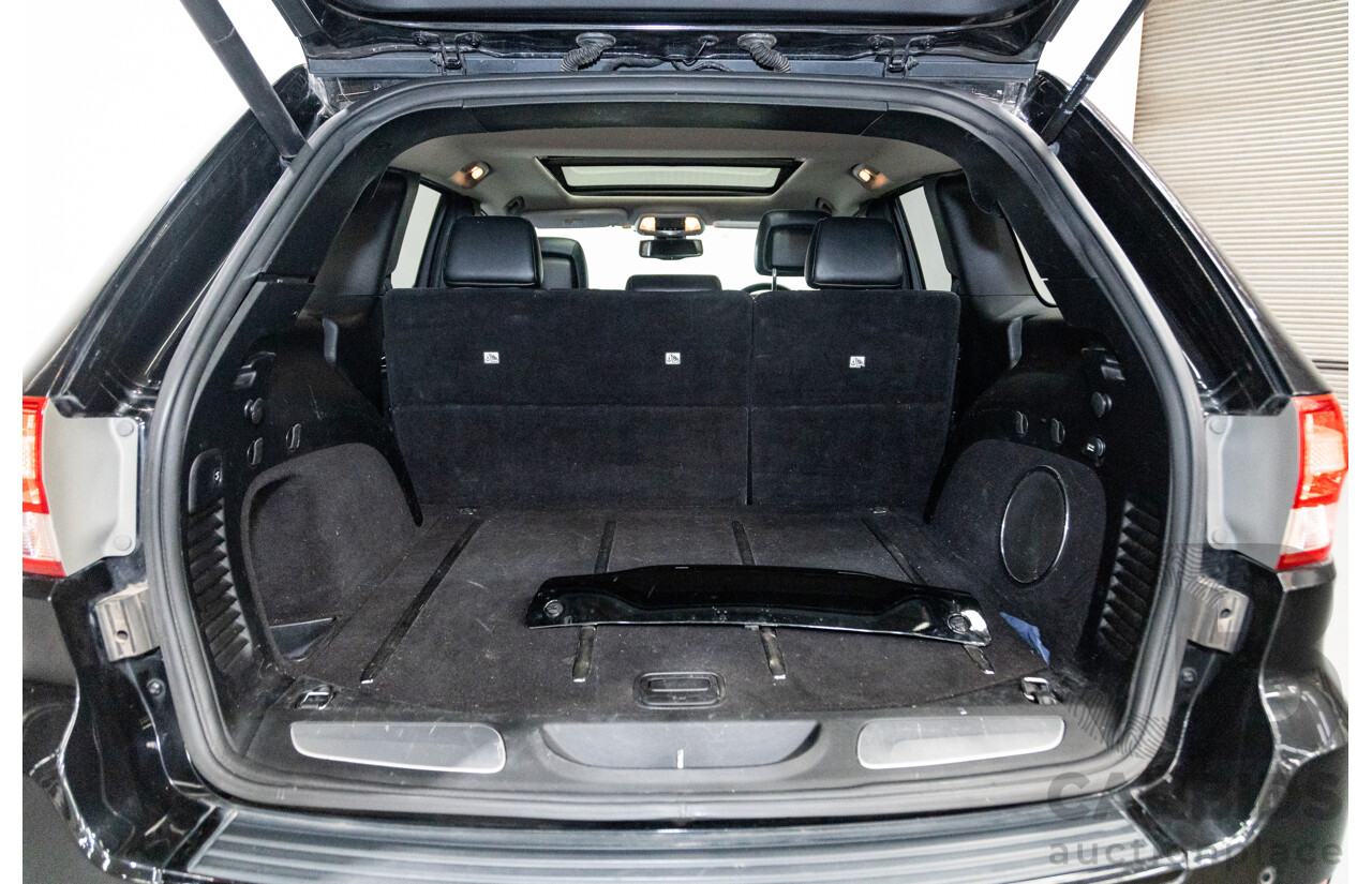 01/2013 Jeep Grand Cherokee SRT 8 Vapour Edition (AWD) WK MY13 4D Wagon Brilliant Black V8 6.4L