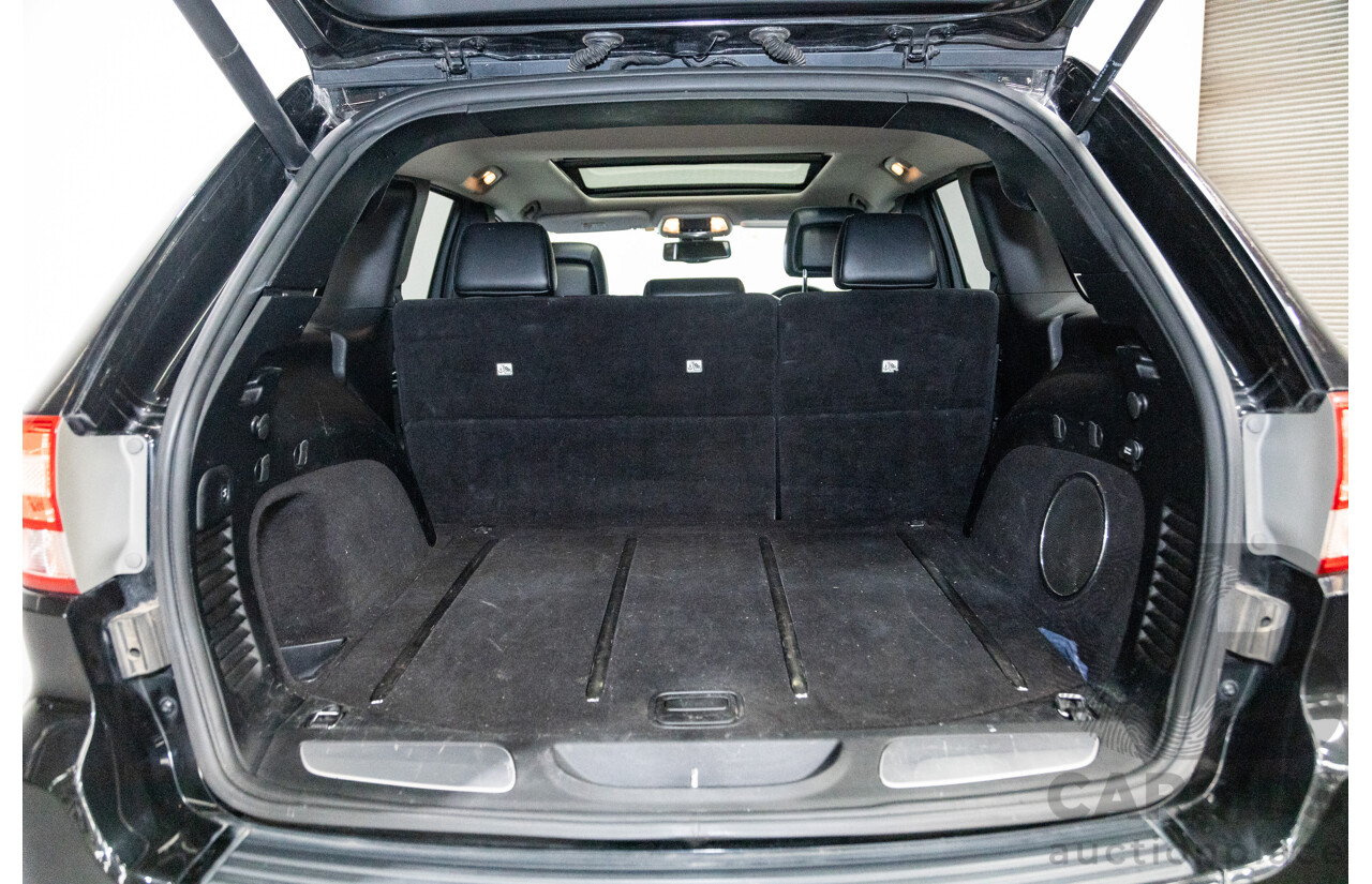 01/2013 Jeep Grand Cherokee SRT 8 Vapour Edition (AWD) WK MY13 4D Wagon Brilliant Black V8 6.4L