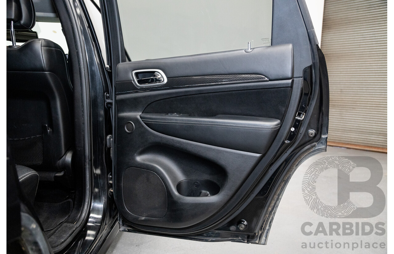 01/2013 Jeep Grand Cherokee SRT 8 Vapour Edition (AWD) WK MY13 4D Wagon Brilliant Black V8 6.4L