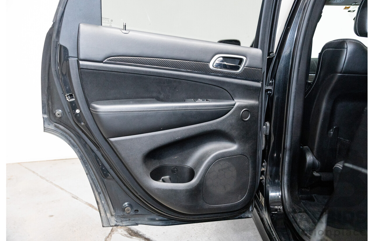 01/2013 Jeep Grand Cherokee SRT 8 Vapour Edition (AWD) WK MY13 4D Wagon Brilliant Black V8 6.4L