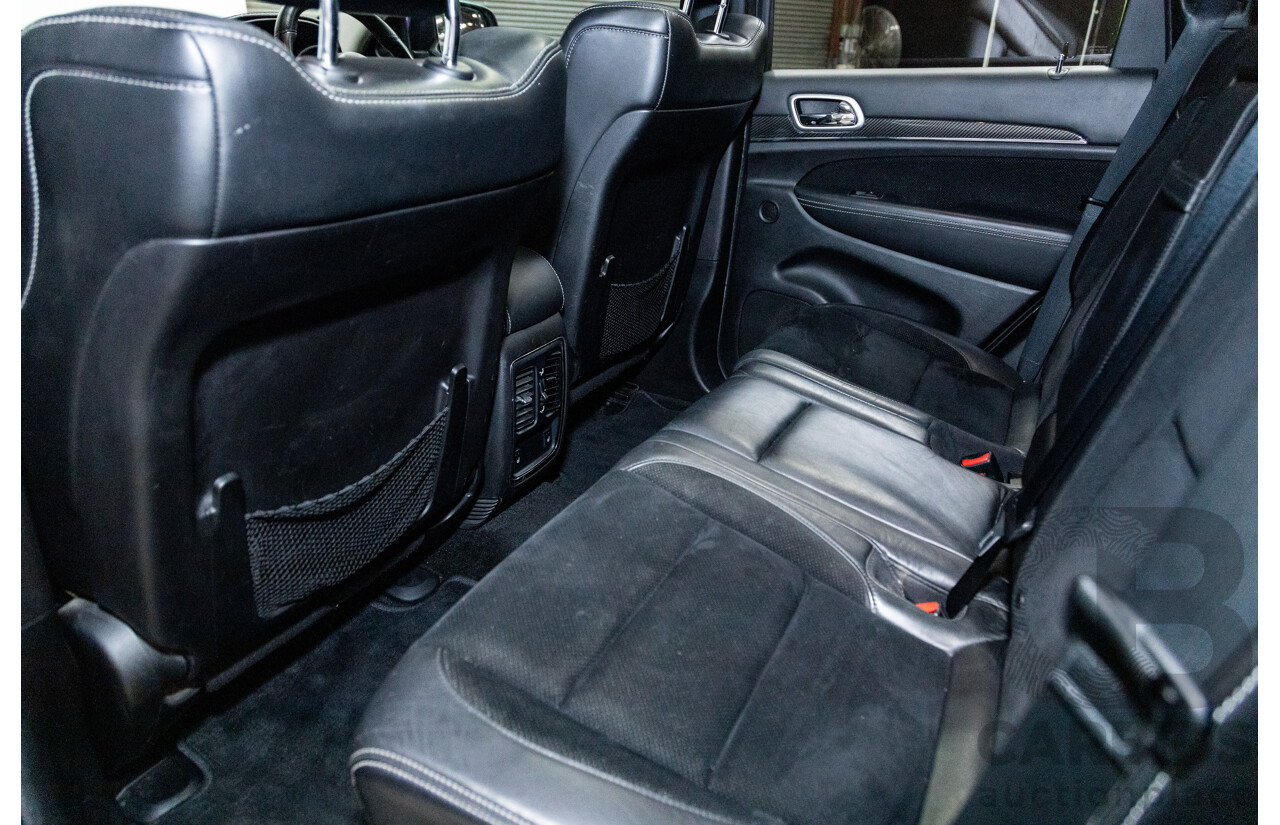 01/2013 Jeep Grand Cherokee SRT 8 Vapour Edition (AWD) WK MY13 4D Wagon Brilliant Black V8 6.4L