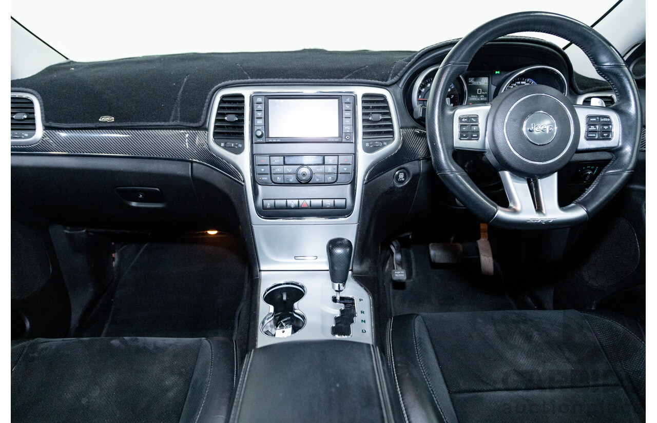 01/2013 Jeep Grand Cherokee SRT 8 Vapour Edition (AWD) WK MY13 4D Wagon Brilliant Black V8 6.4L