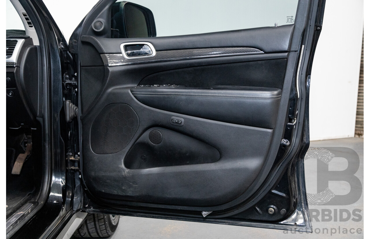 01/2013 Jeep Grand Cherokee SRT 8 Vapour Edition (AWD) WK MY13 4D Wagon Brilliant Black V8 6.4L