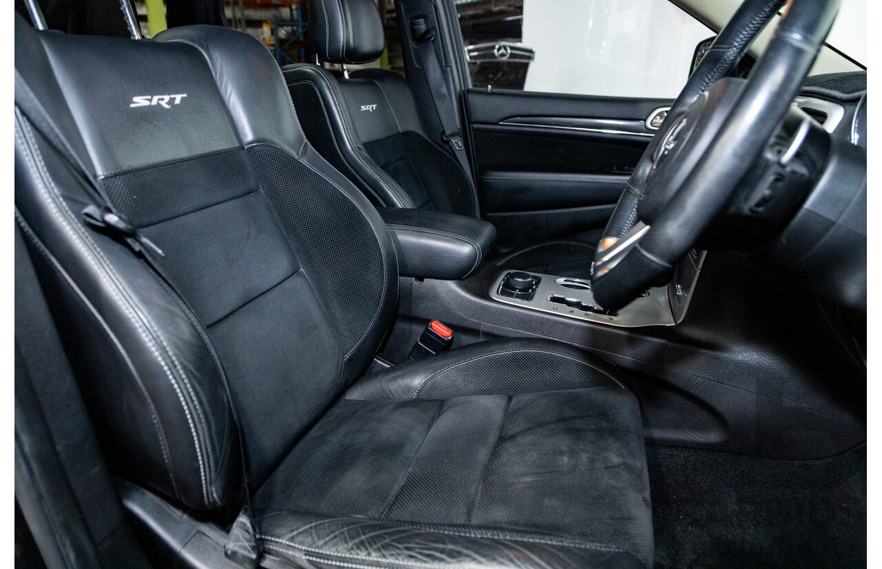 01/2013 Jeep Grand Cherokee SRT 8 Vapour Edition (AWD) WK MY13 4D Wagon Brilliant Black V8 6.4L