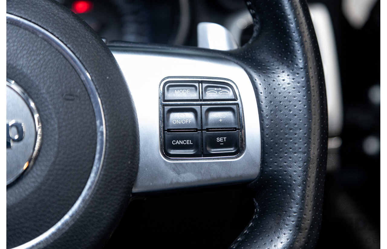 01/2013 Jeep Grand Cherokee SRT 8 Vapour Edition (AWD) WK MY13 4D Wagon Brilliant Black V8 6.4L