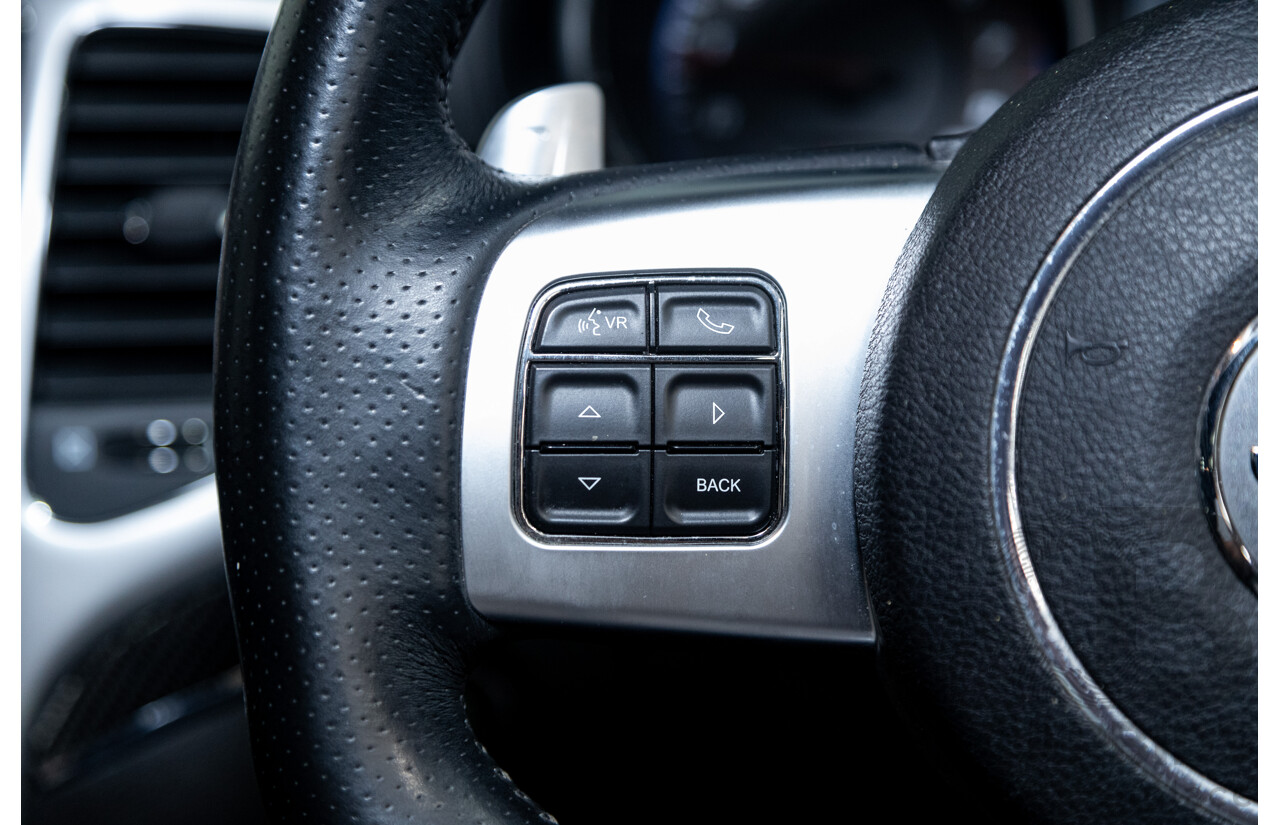 01/2013 Jeep Grand Cherokee SRT 8 Vapour Edition (AWD) WK MY13 4D Wagon Brilliant Black V8 6.4L