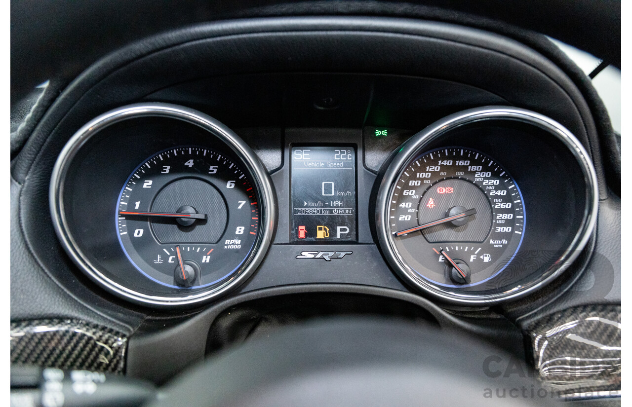 01/2013 Jeep Grand Cherokee SRT 8 Vapour Edition (AWD) WK MY13 4D Wagon Brilliant Black V8 6.4L