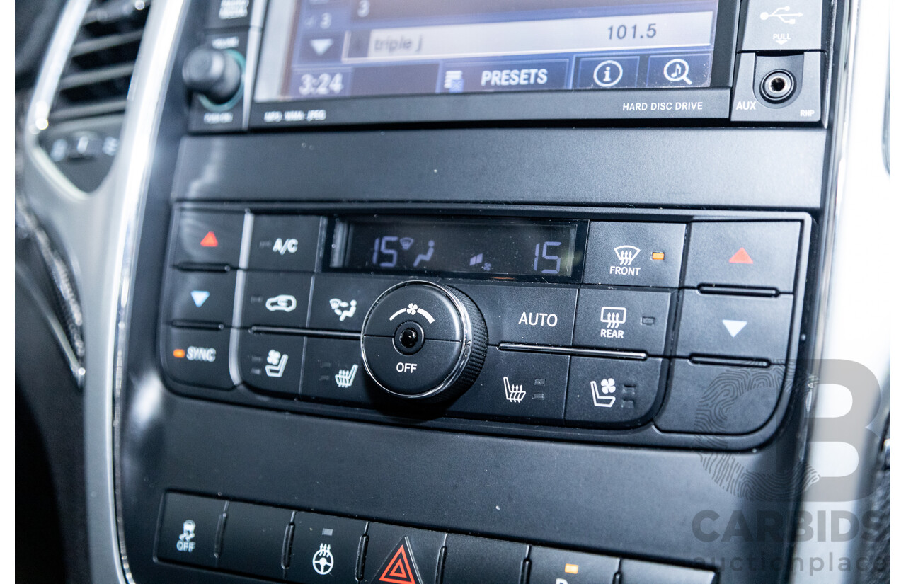 01/2013 Jeep Grand Cherokee SRT 8 Vapour Edition (AWD) WK MY13 4D Wagon Brilliant Black V8 6.4L